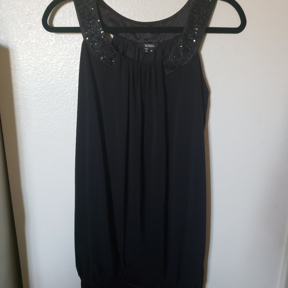 Xoxo black sheath dress